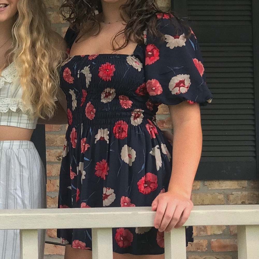 Floral romper size medium